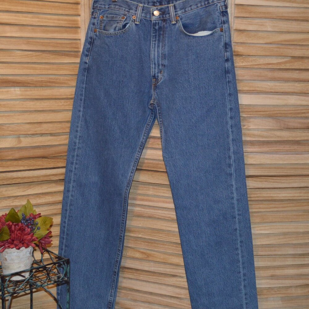 Levi's Men's 505 Jeans Tagged W 34 L 32 Red Tab Straight Legs